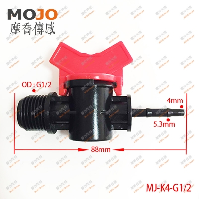 MJ-K4-G1/2 OD:4mm turn thread OD: G1/2